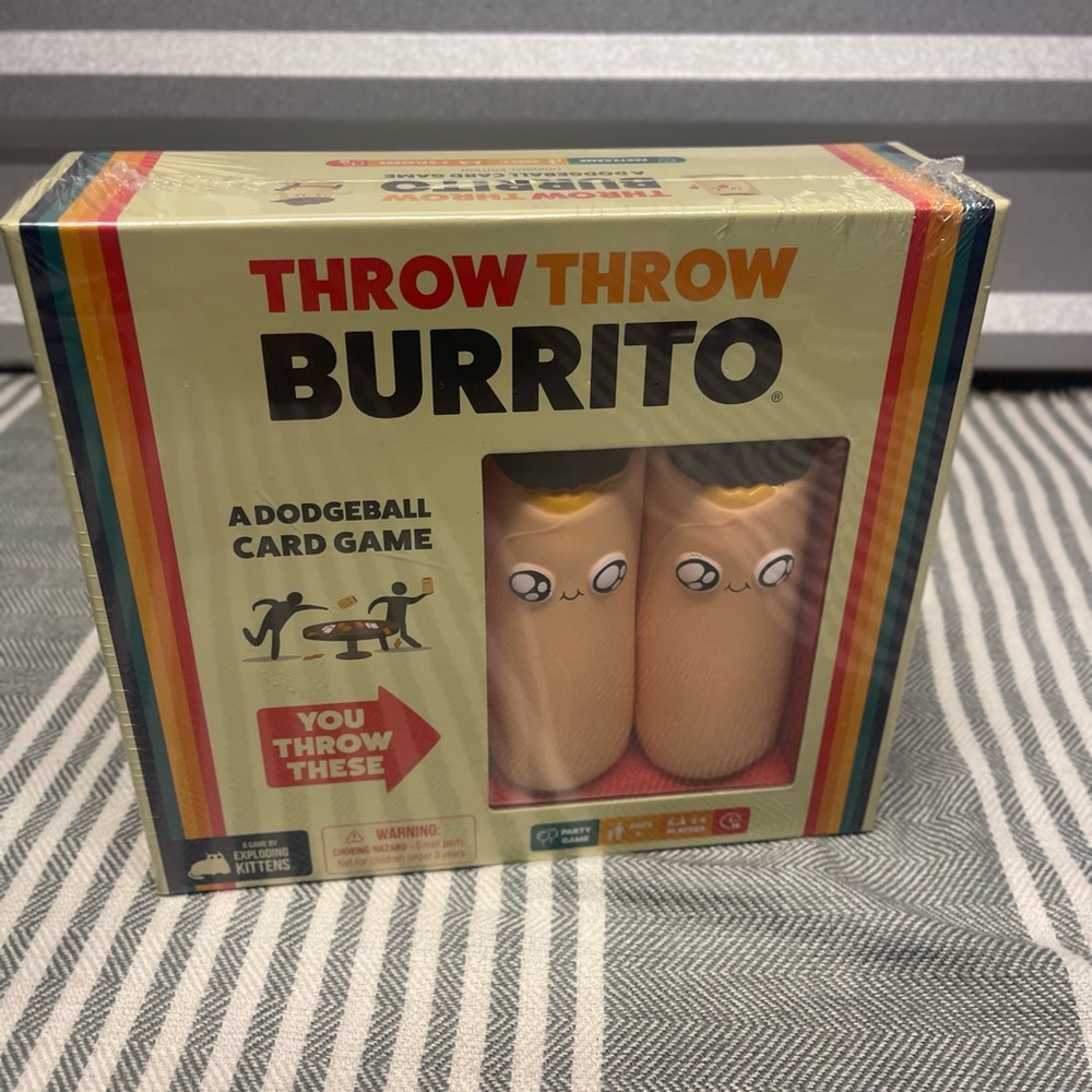 Source Unknown Throw Throw‎ Burrito Card Game - Multicolor